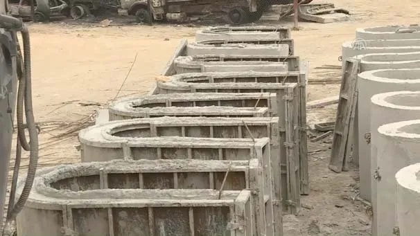 Afrin’de teröristlerin beton fabrikası ele geçirildi