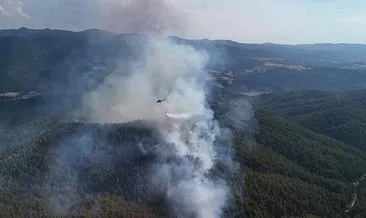 MSB, Kütahya'daki yangın söndürme çalışmalarına destek için 4 helikopter görevlendirdi #kutahya