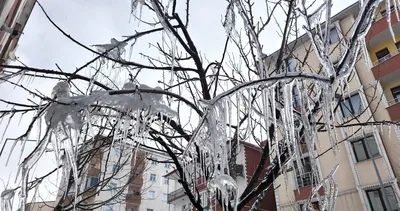 Kars’ta ’buzdan dantel’ hayran bıraktı