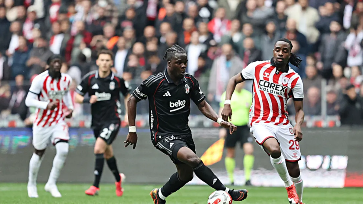 Beşiktaş deplasmanda mağlup! Samsunspor ikinci yarıda açıldı