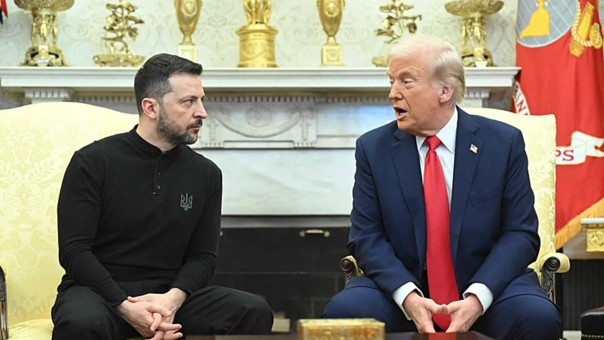 Dünya şokta! Beyaz Saray'da Trump-Zelenski kavgası: