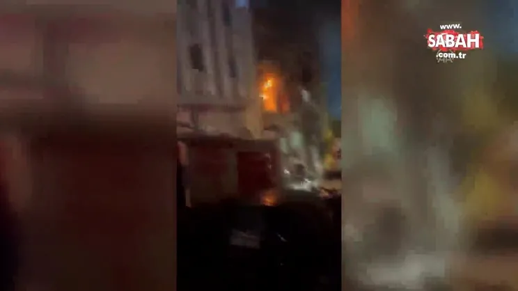 Fatih'te otelde korkutan yangın | Video