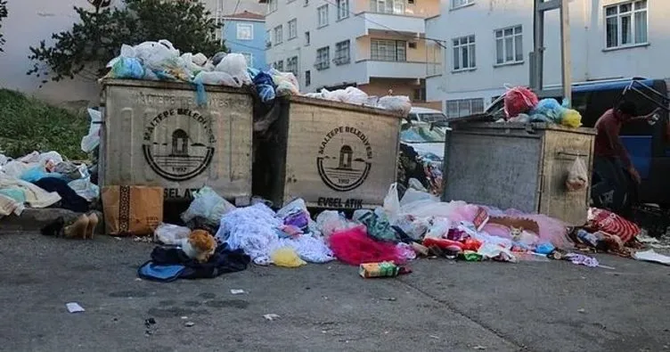 Maltepe’de çöp kokusu vatandaşı çıldırttı