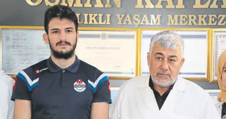 Mıllı güreşçı sağlığına kavuştu