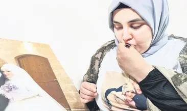 Şehit eşine aşkı hiç bitmedi