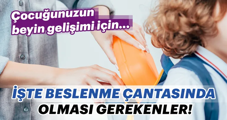 Beslenme çantasında neler olmalı?