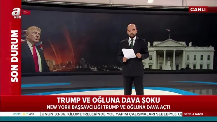 Trump ve oğluna dava şoku | Video