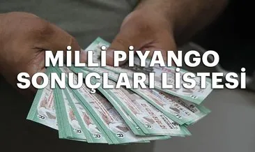 Milli Piyango çekiliş sonuçları tam liste sorgula! MPİ 19 Temmuz Milli Piyango çekilişi