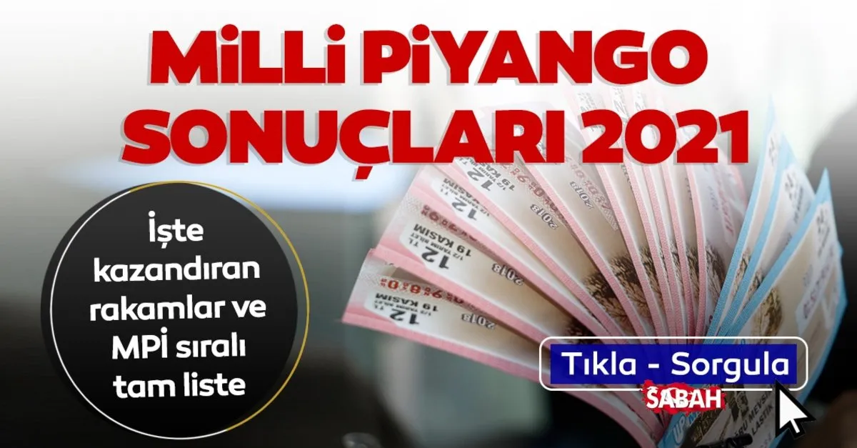 Milli Piyango Sonuclari Ve Online Bilet Sorgulama Milli Piyango Sorgulama 2021 Yilbasi Cekilisi Sonuclari Kazandiran Numaralar Listesi Son Dakika Haberler