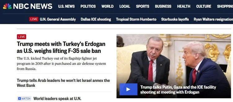 SON DAKİKA | Başkan Erdoğan ve Trump arasındaki tarihi zirve dünya basınında