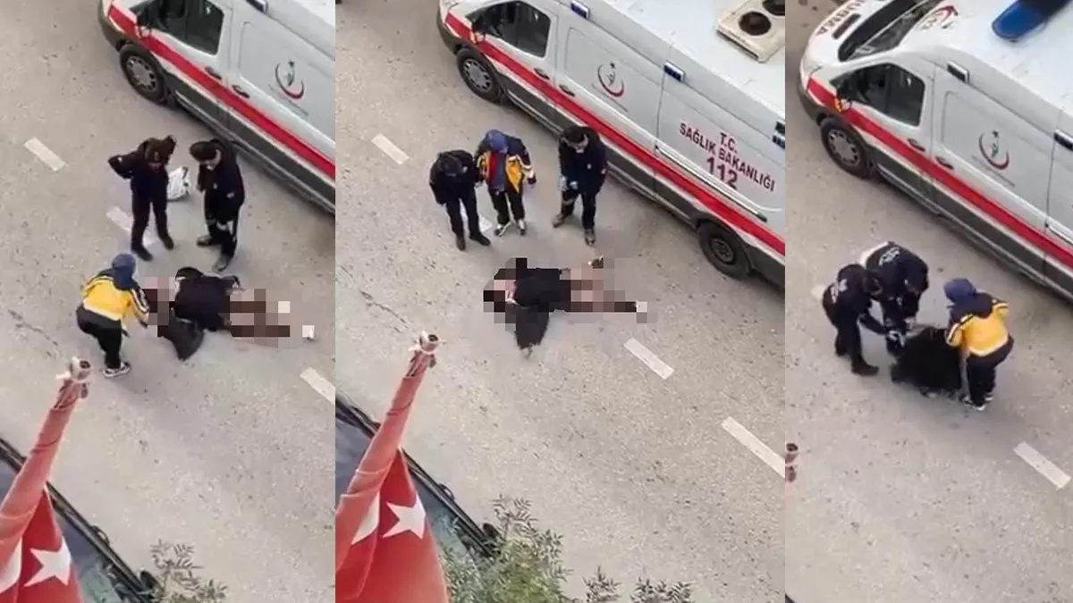SON DAKİKA... Bursa'da şaşkına çeviren görüntü! Genç kadın bir anda kendini yere attı: Kimse ne yaptığını anlayamadı!