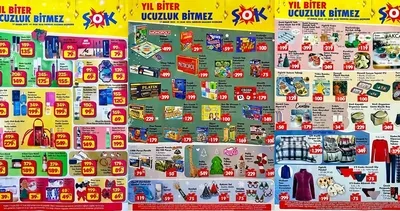 ŞOK AKTÜEL YILBAŞI KATALOĞU✨1 Ocak’a kadar geçerli! Yılbaşı süsleri,kuru yemiş,oyunlar ŞOK’ta!