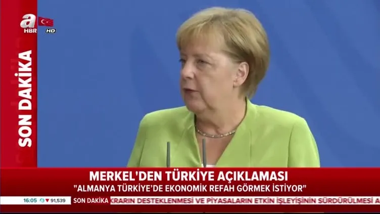 Merkel'den Türkiye açıklaması!