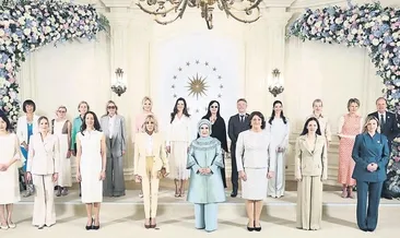 Emine Erdoğan, lider eşlerini ağırladı