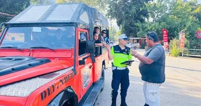 Safari araçlarına jandarmadan sıkı denetim #antalya
