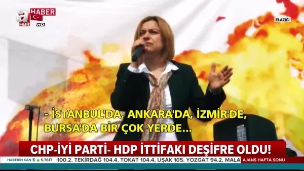 HDP'li vekil Elazığ'da CHP/HDP/İyi Parti/Saadet Partisi işbirliğini böyle itiraf etti!