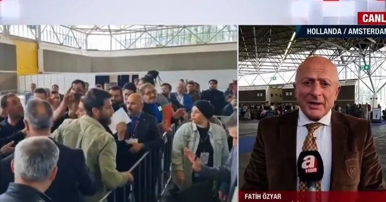 Hainler muhabirimize saldırdı