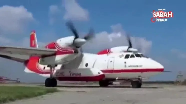 Ukrayna’dan Türkiye’ye destek için yola çıkan uçakların görüntüleri paylaşıldı | Video