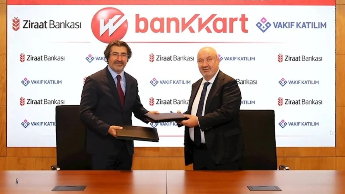 Ziraat Bankası ve Vakıf Katılım'dan Bankkart marka işbirliği anlaşması