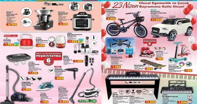 FIRSATLAR REYONLARA GELİYOR! A101 aktüel 16 Nisan...