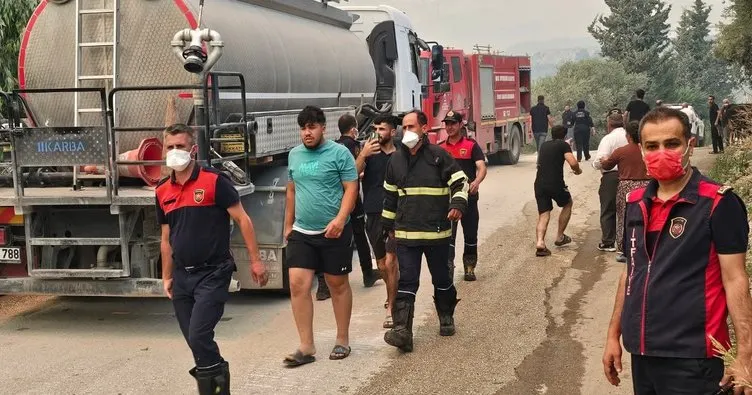 Antakya’da orman yangını büyüyor