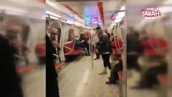 Kadıköy Metrosunda dehşete düşüren görüntüler kamerada | Video