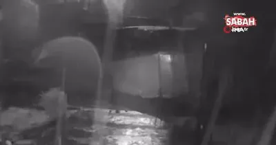 MASKO’da istinat duvarının kamyonun üzerine devrilme anı kamerada | Video
