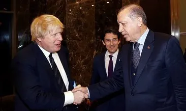Cumhurbaşkanı Erdoğan, İngiltere Dışişleri Bakanı Johnson’u kabul etti!