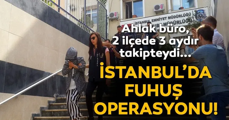 İstanbul’da fuhuş çetesine operasyon; 4 gözaltı