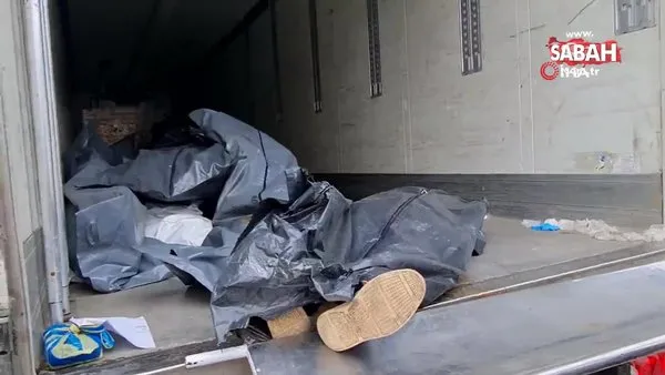 Ukrayna Bucha'da çarpıcı görüntüler! Morg doldu, cansız bedenler tırlarda bekletiliyor | Video