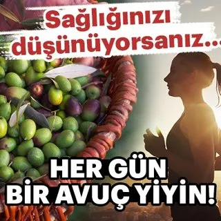 Sağlığınızı düşünüyorsanız her gün bir avuç yiyin!