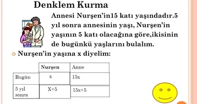Denklem problemleri nelerdir?
