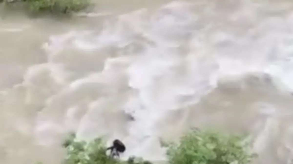 Artvin Şavşat'ta Çoruh Nehri'ne uçan otomobildeki baba ve oğlunu arama çalışmaları