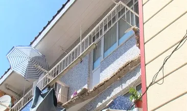 Ümraniye’de facianın eşiğinden dönüldü! 2 katlı binadaki dairenin balkonu çöktü