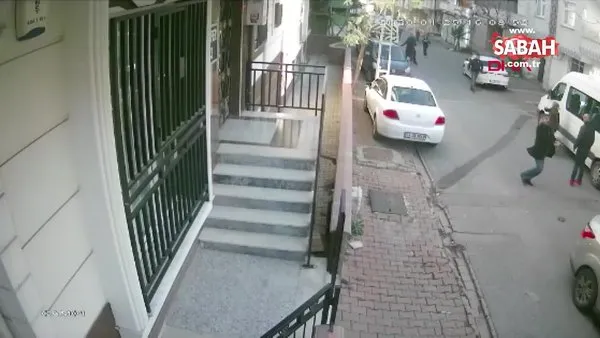 Sancaktepe'de kadını kaçırma teşebbüsü kamerada | Video