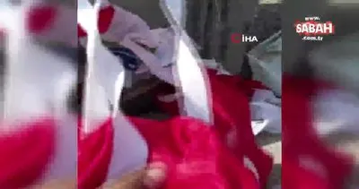 SON DAKİKA: Antalya’da skandal olay! Çöpte bulunan Türk Bayrakları tepki çekti | Video
