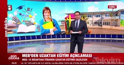 SON DAKİKA HABERİ: Milli Eğitim Bakanlığı açıkladı! 15 Nisan’dan itibaren uzaktan eğitime geçiliyor! | Video