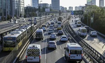 SON DAKİKA TRAFİK: İstanbul’da trafik yoğunluğu yaşanıyor