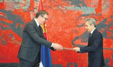 Büyükelçi Aksoy, güven mektubunu Vucic’e sundu
