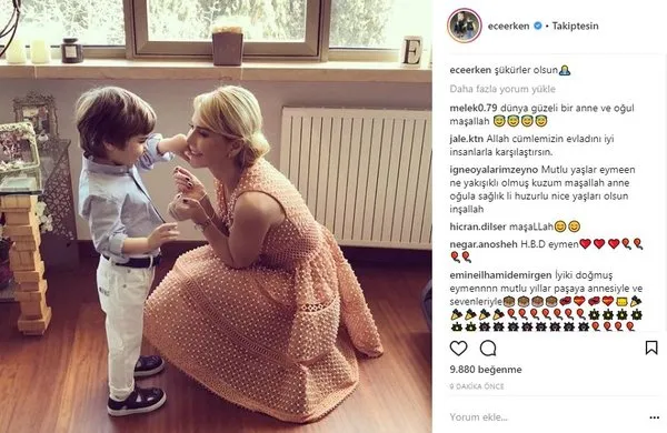 Ünlü isimlerin Instagram paylaşımları (06.04.2018) (Özge Ulusoy)