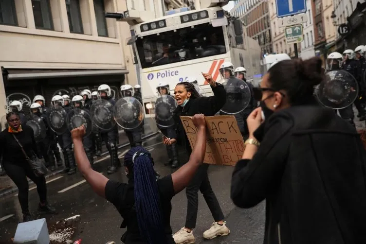 Brüksel'deki ırkçılık karşıtı gösterinin ardından lüks mağazalar yağmalandı