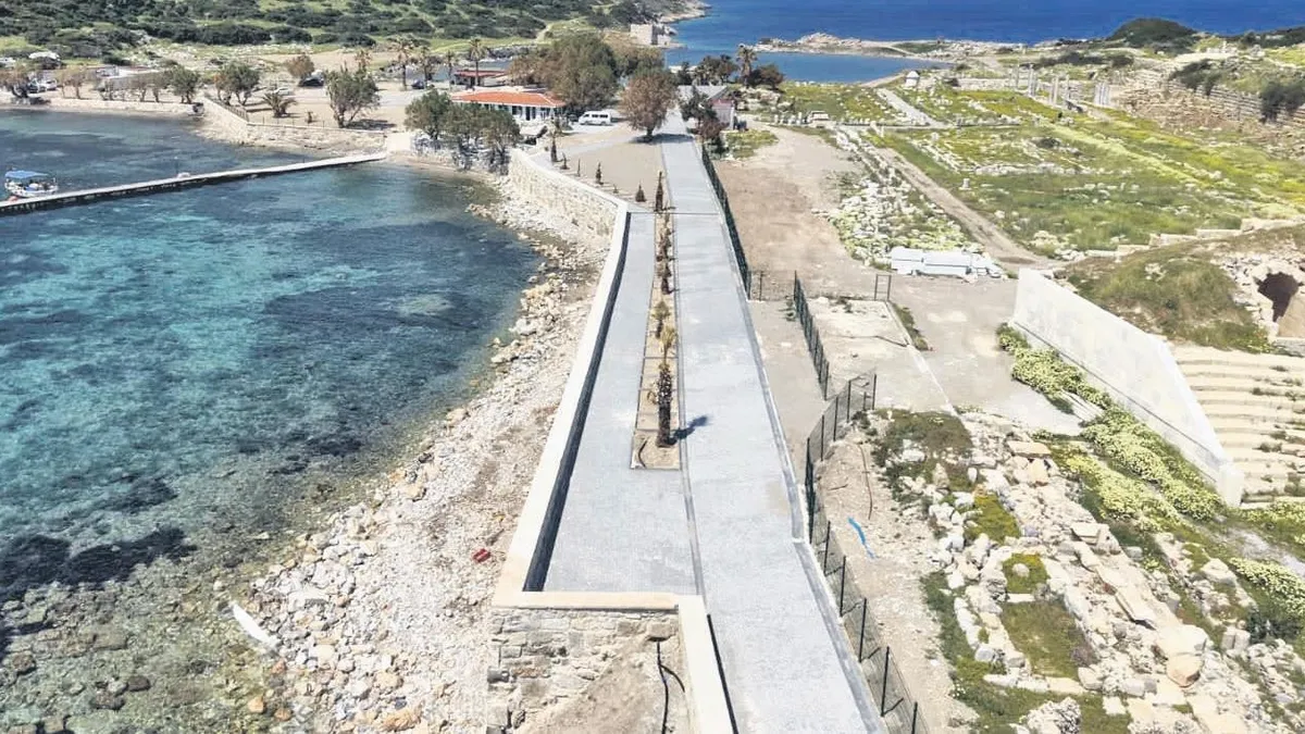 Knidos Ören Yeri yeni yüzüyle ziyarete hazır Knidos Ören Yeri yeni yüzüyle ziyarete hazır