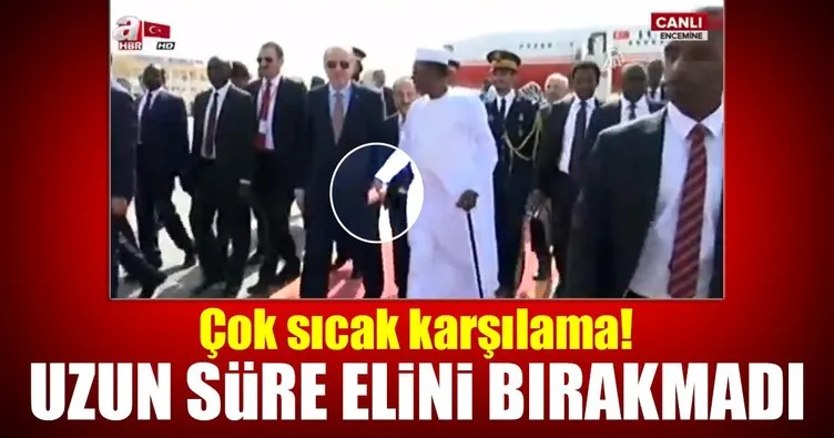 Cumhurbaşkanı Erdoğan Çad'da