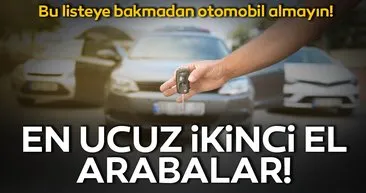 En ucuz ikinci el arabalar! 30 bin liraya satılan sahibinden ikinci el otomobil modelleri