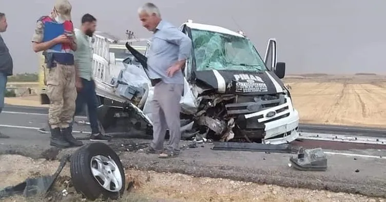 Şanlıurfa’da trafik kazası: 8 yaralı