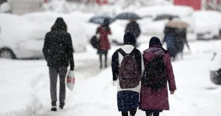 Eğitime kar engeli: 7 ilde okullara kar tatili