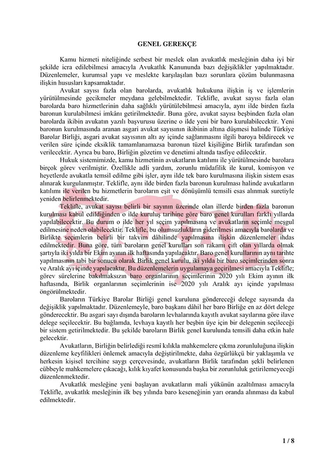 Barolarla ilgili değişiklik hazır! İşte madde madde barolarda değişiklik...