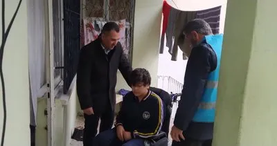 Müftülükten 15 yaşındaki çocuğa ortopedik sandalye edildi #adiyaman