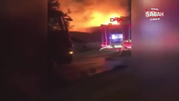İstanbul Arnavutköy'de tavuk çiftliğindeki yangın büyük çapta hasara neden oldu