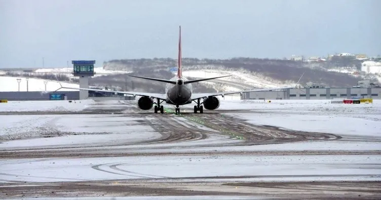 Uçak seferlerine kar düzenlemesi: THY  iki gün için 137 seferini iptal etti